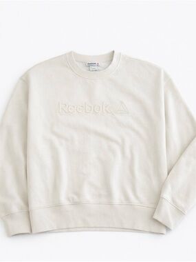 Reebok Men's Crewneck Sweatshirt in Cream